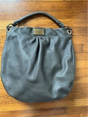 Marc by Marc Jacobs Black Leather Hobo Shoulder Bag